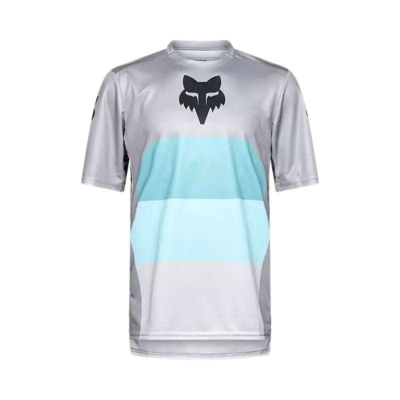Fox Racing Ranger Short Sleeve Mtb Jersey - Grid - Steel Gray 1