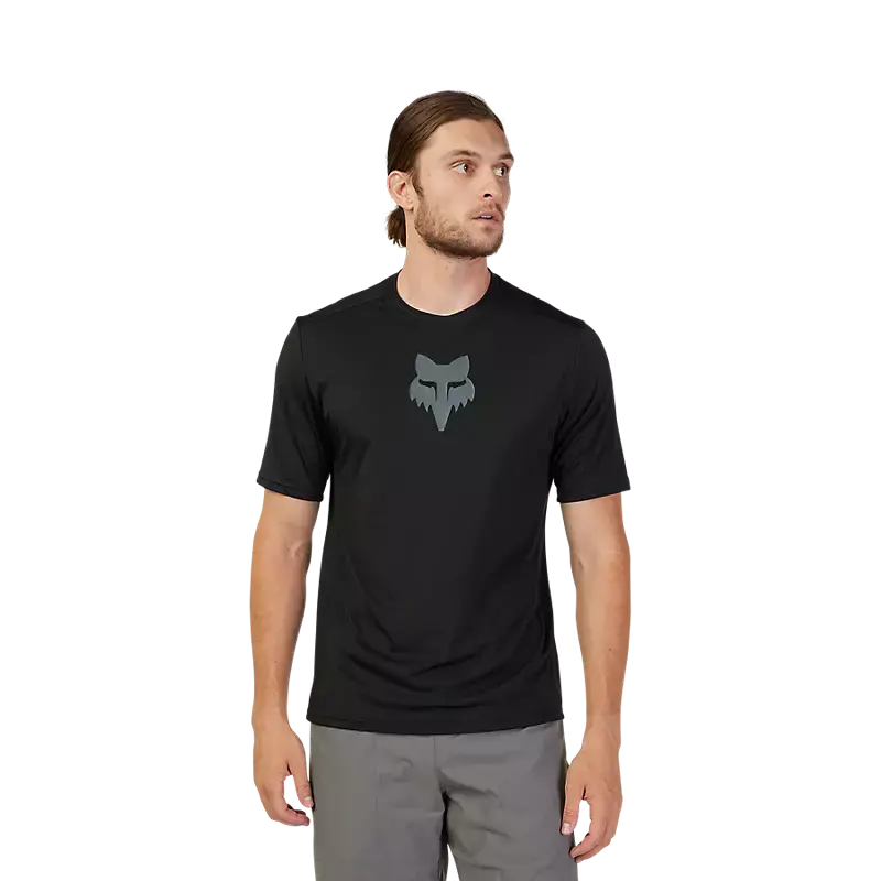 Fox Racing Ranger Short Sleeve Mtb Jersey - Lab Head - Black 2