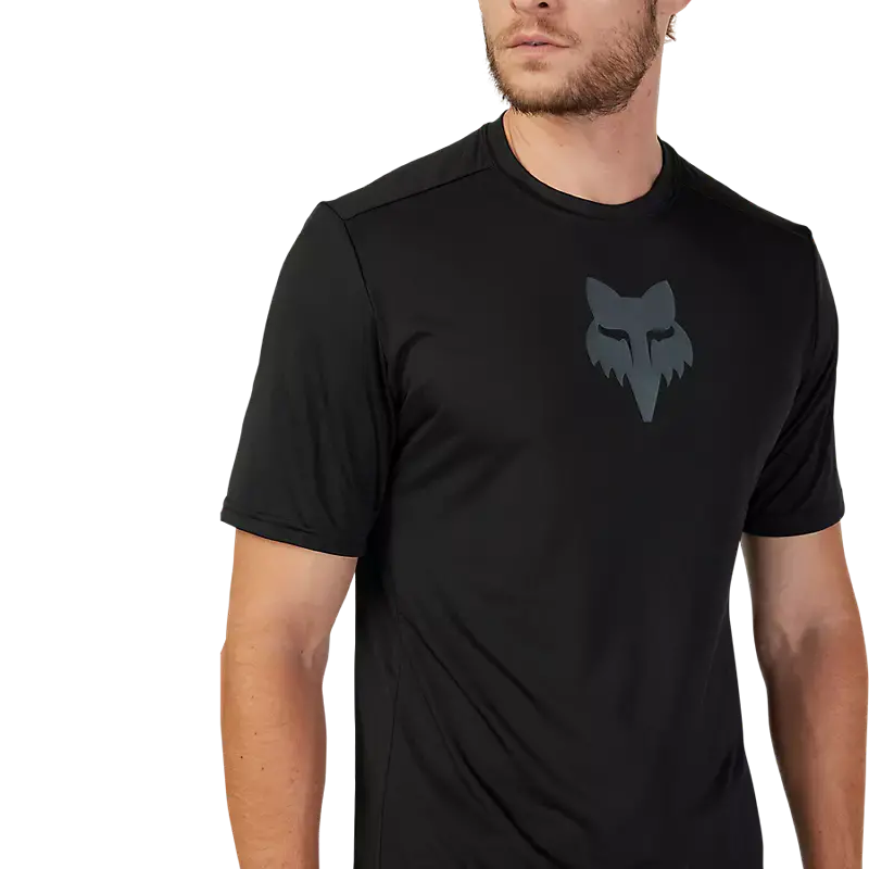 Fox Racing Ranger Short Sleeve Mtb Jersey - Lab Head - Black 5