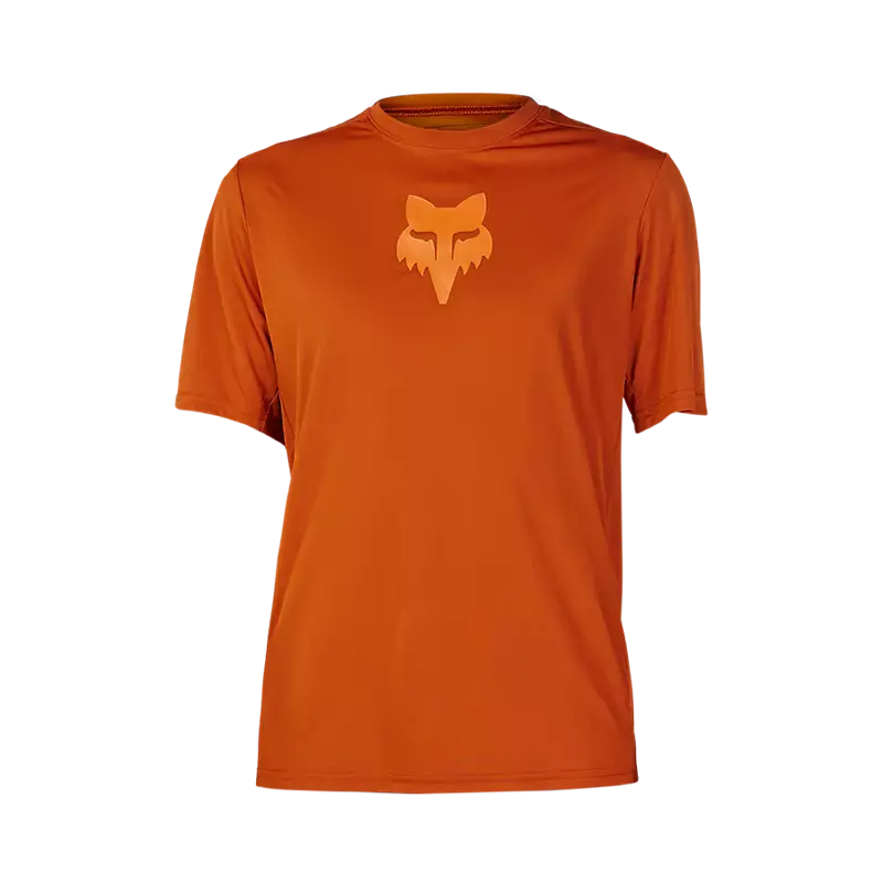 Fox Racing Ranger Short Sleeve Mtb Jersey - Lab Head - Burnt Orange 1