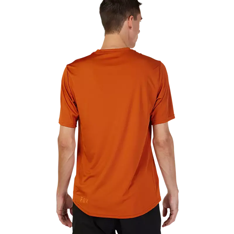 Fox Racing Ranger Short Sleeve Mtb Jersey - Lab Head - Burnt Orange 3