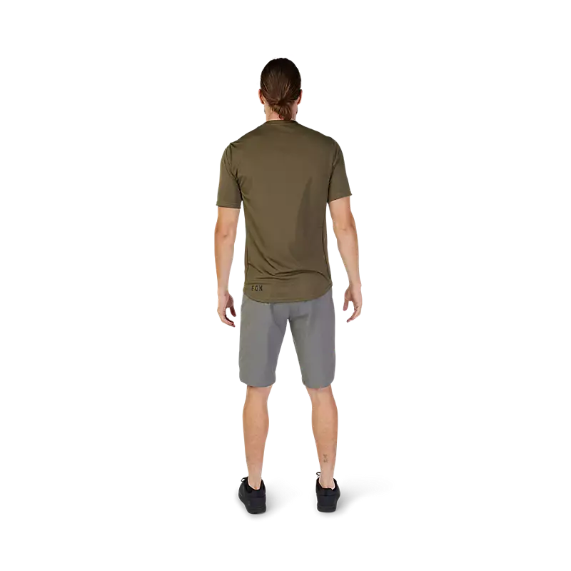 Fox Racing Ranger Short Sleeve Mtb Jersey - Lab Head - Olive Green 3