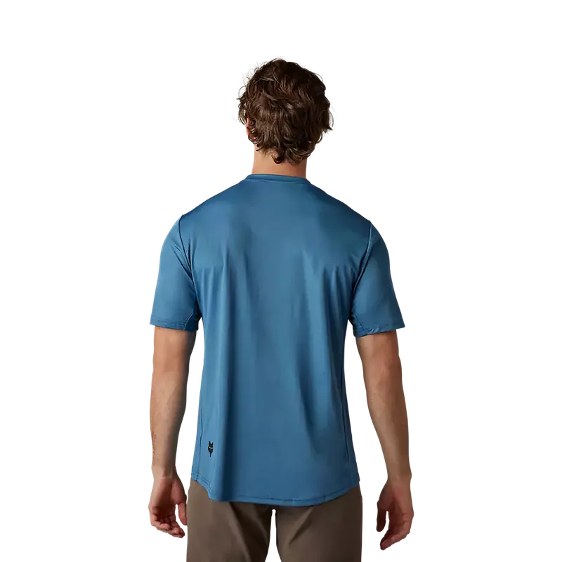 Fox Racing Ranger Short Sleeve Mtb Jersey - Moth - Dark Slate 2