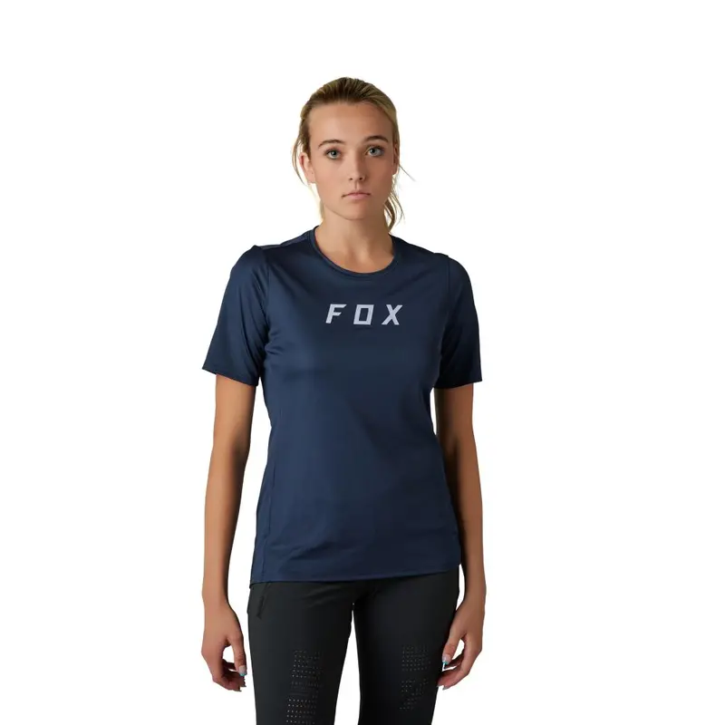 Fox Racing Ranger Short Sleeve Mtb Jersey - Moth - Womens - Midnight 2