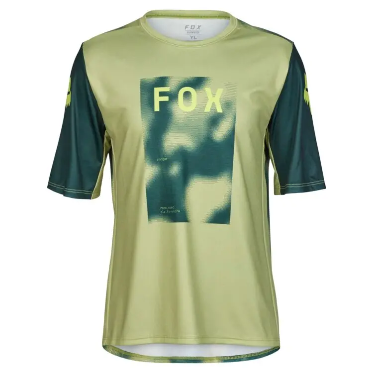 Fox Racing Ranger Short Sleeve Mtb Jersey - Taunt - Youth - Pale Green 1