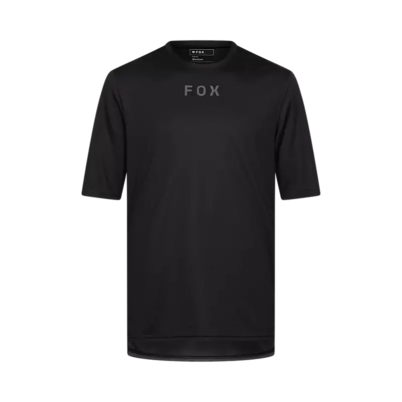 Fox Racing Ranger Short Sleeve Mtb Jersey - Wordmark - Black 1