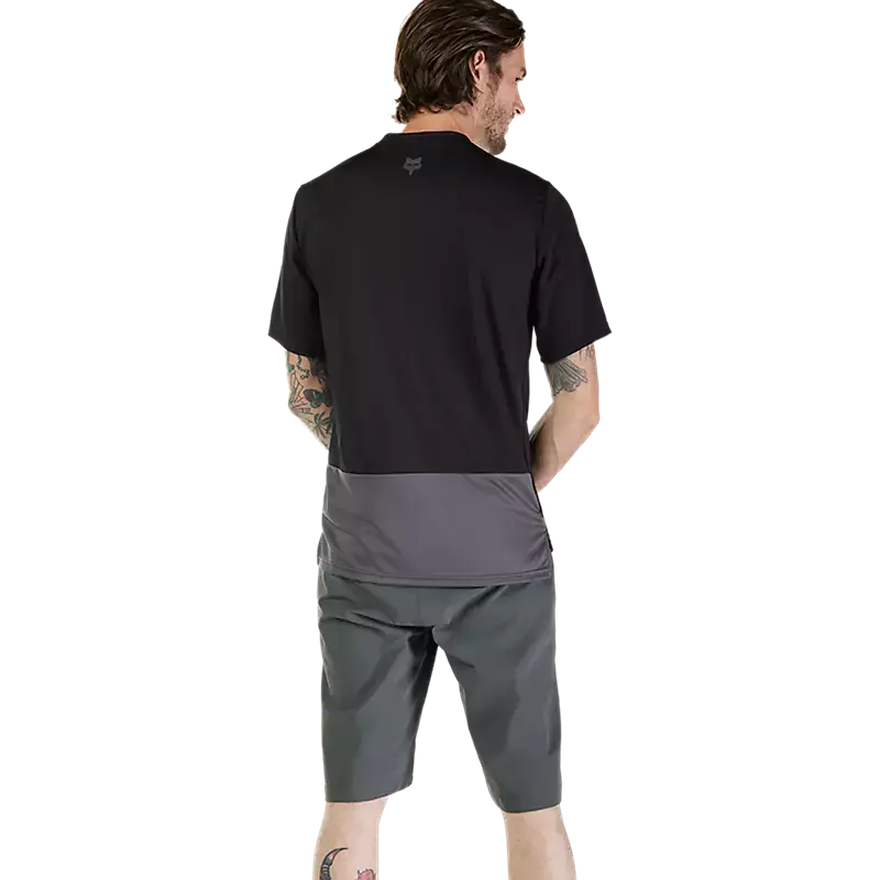 Fox Racing Ranger Short Sleeve Mtb Jersey - Wordmark - Black 4