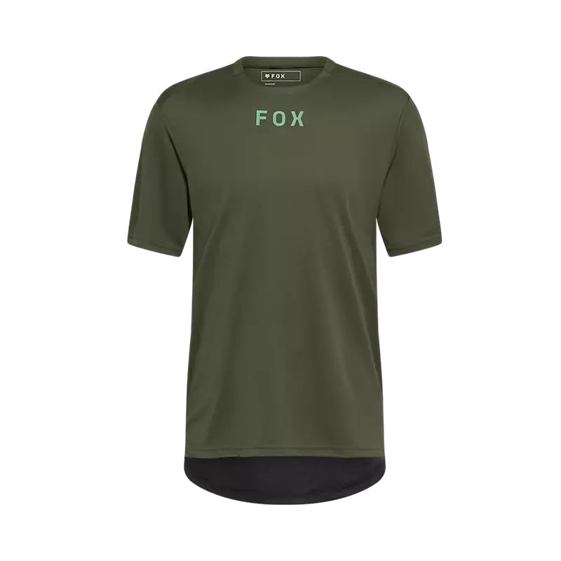Fox Racing Ranger Short Sleeve Mtb Jersey - Wordmark - Dark Sage 1