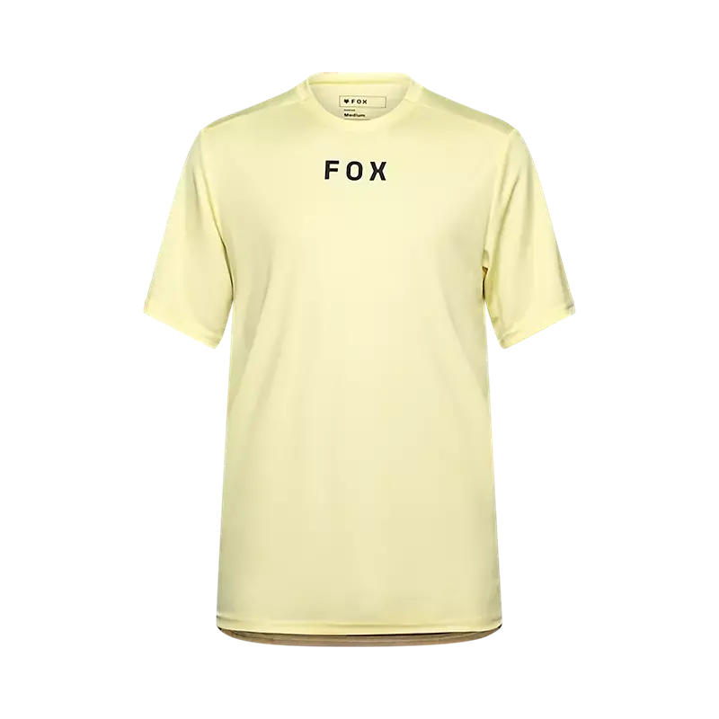 Fox Racing Ranger Short Sleeve Mtb Jersey - Wordmark - Lemonade 1