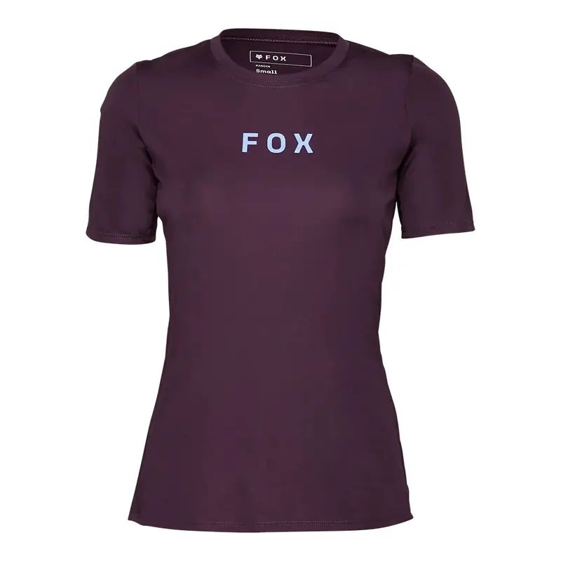 Fox Racing Ranger Short Sleeve Mtb Jersey - Wordmark - Womens - Dark Purple 1