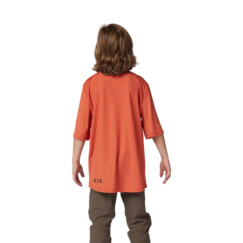 Fox Racing Ranger Short Sleeve Mtb Jersey - Youth - Atomic Orange 4