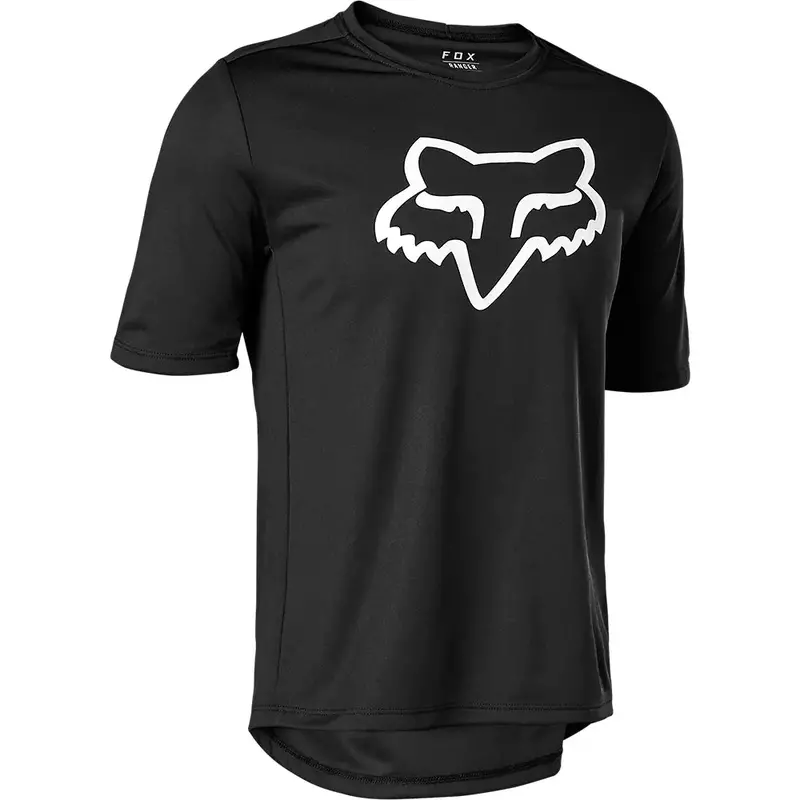Fox Racing Ranger Short Sleeve Mtb Jersey - Youth - Black 1