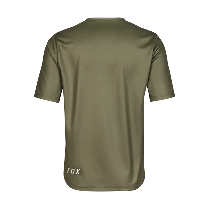 Fox Racing Ranger Short Sleeve Mtb Jersey - Youth - Olive Green 2