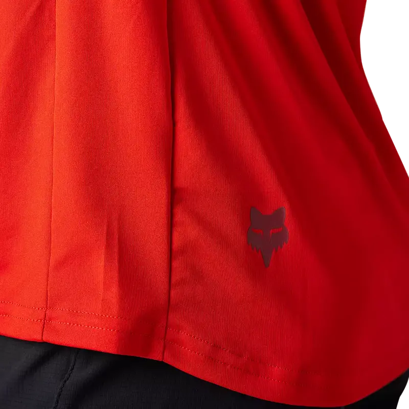 Fox Racing Ranger Short Sleeve Mtb Race Jersey - Moth - Flo Red 4