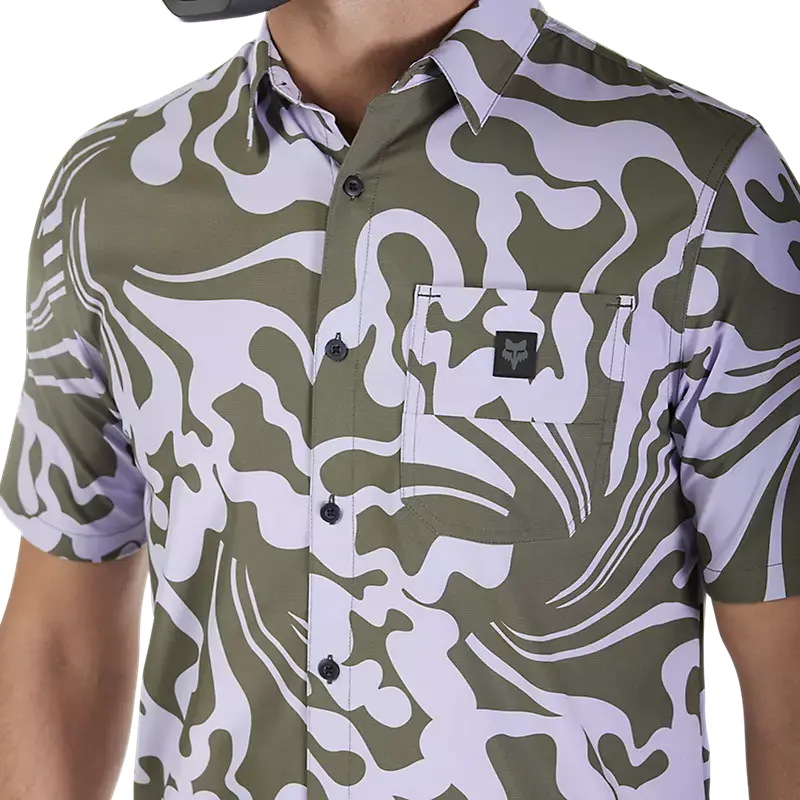 Fox Racing Ranger Short Sleeve Woven Mtb Jersey - Military Green 5