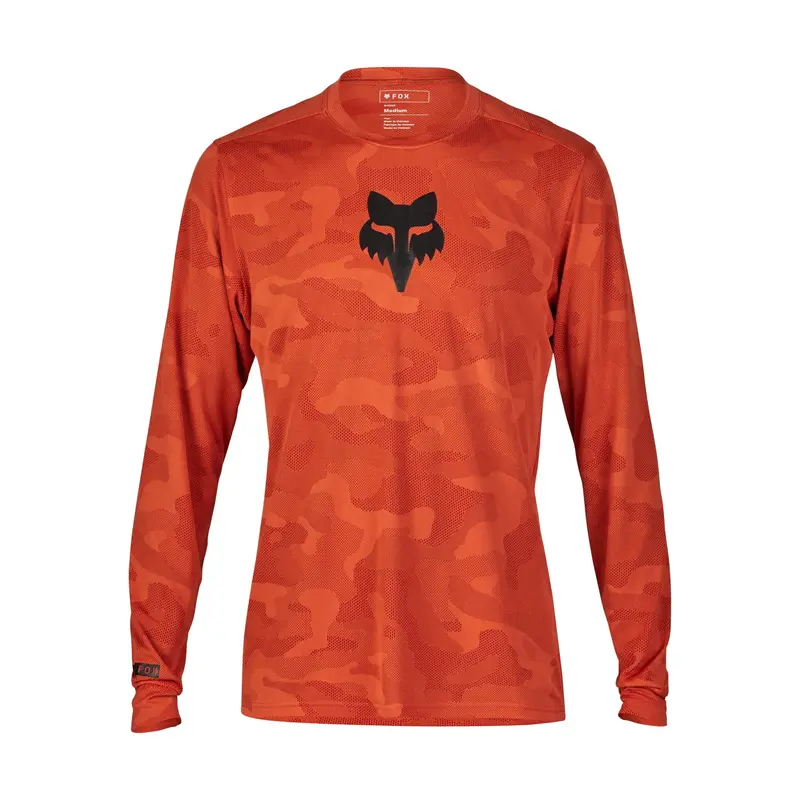 Fox Racing Ranger Tru Dri Long Sleeve Mtb Jersey - Atomic Orange 1