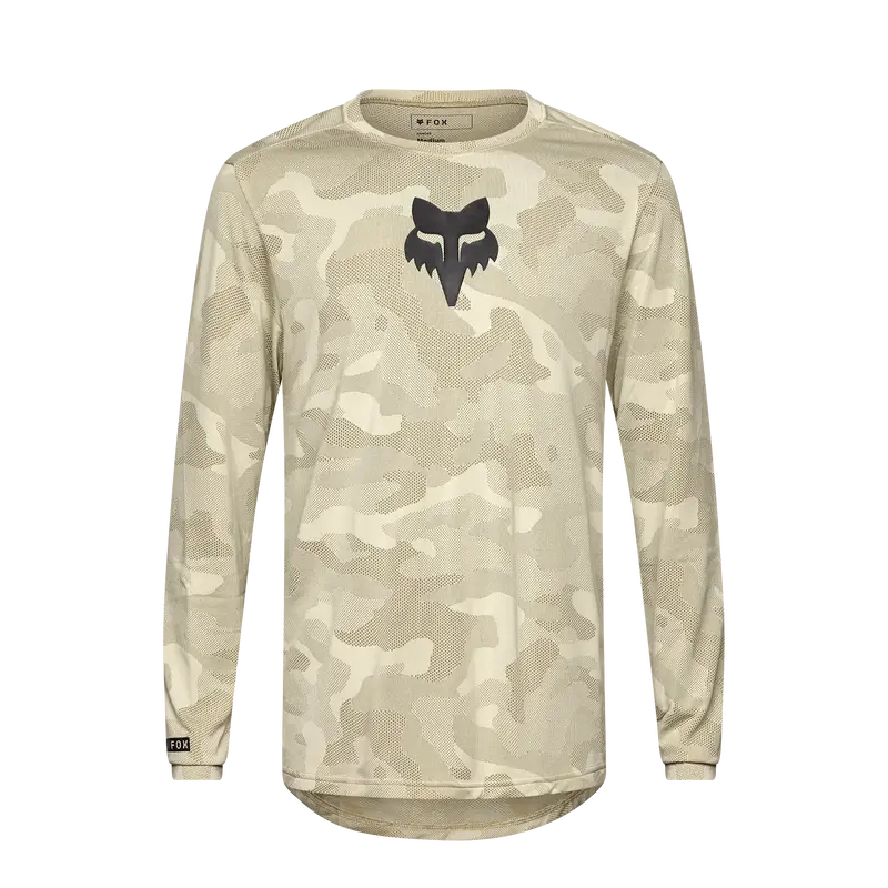 Fox Racing Ranger Tru Dri Long Sleeve Mtb Jersey - Cream 1