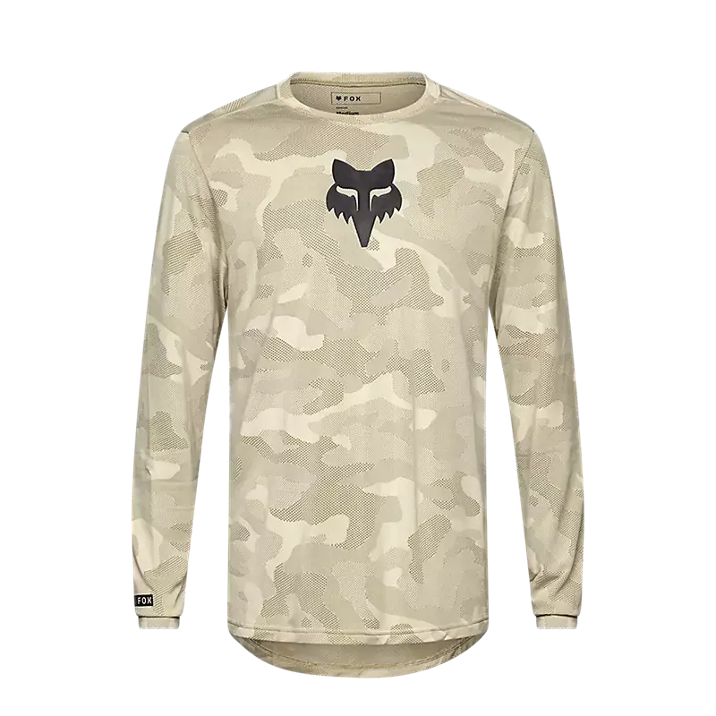 Fox Racing Ranger Tru Dri Long Sleeve Mtb Jersey - Cream - S25 1