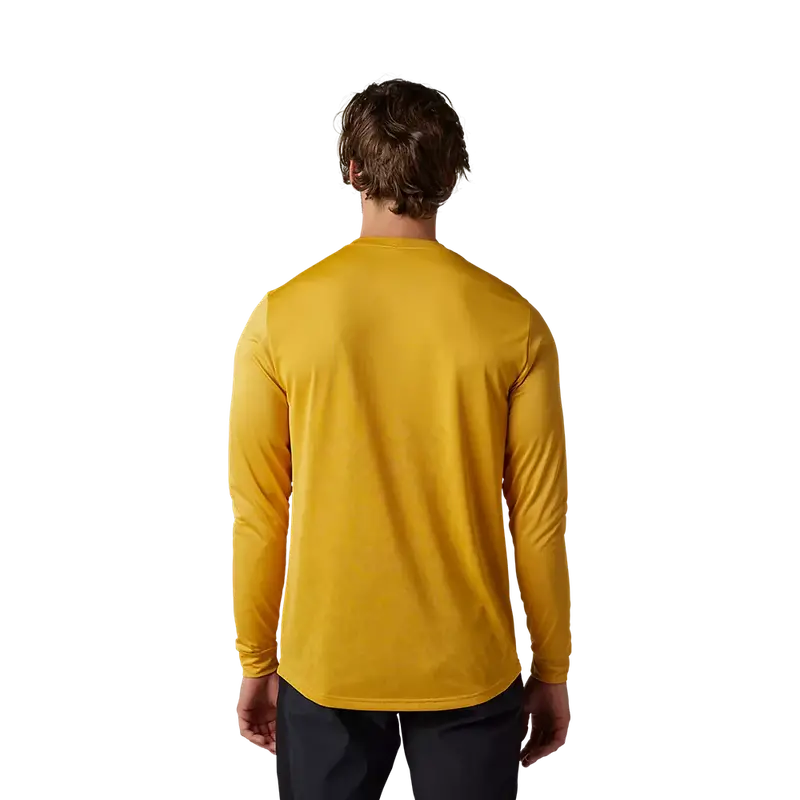 Fox Racing Ranger Tru Dri Long Sleeve Mtb Jersey - Daffodil 2