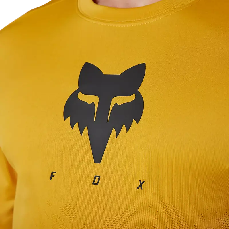 Fox Racing Ranger Tru Dri Long Sleeve Mtb Jersey - Daffodil 3