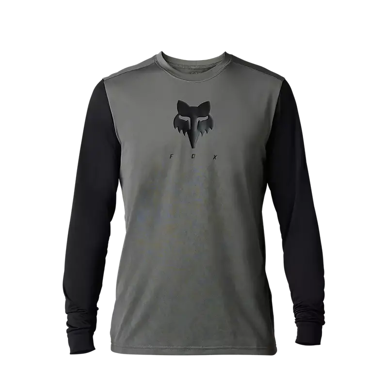 Fox Racing Ranger Tru Dri Long Sleeve Mtb Jersey - Pewter 1