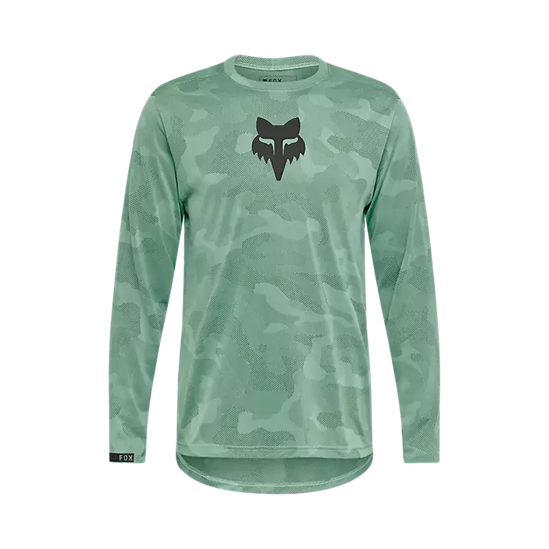 Fox Racing Ranger Tru Dri Long Sleeve Mtb Jersey - Pine 1