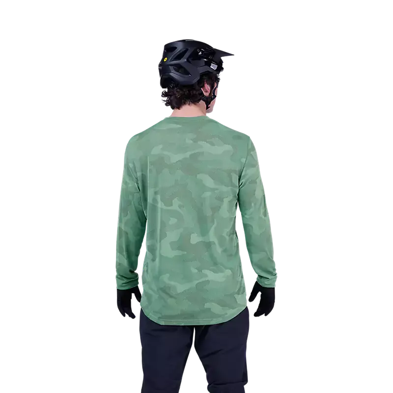 Fox Racing Ranger Tru Dri Long Sleeve Mtb Jersey - Pine 4