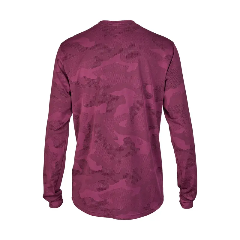 Fox Racing Ranger Tru Dri Long Sleeve Mtb Jersey - Sangria 2