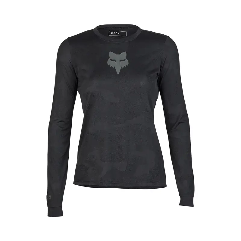 Fox Racing Ranger Tru Dri Long Sleeve Mtb Jersey - Womens - Black - 2024 1