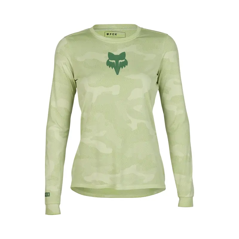 Fox Racing Ranger Tru Dri Long Sleeve Mtb Jersey - Womens - Cactus 1