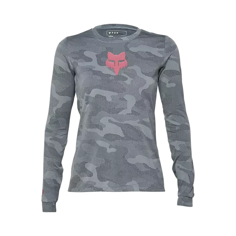 Fox Racing Ranger Tru Dri Long Sleeve Mtb Jersey - Womens - Cool Gray 1