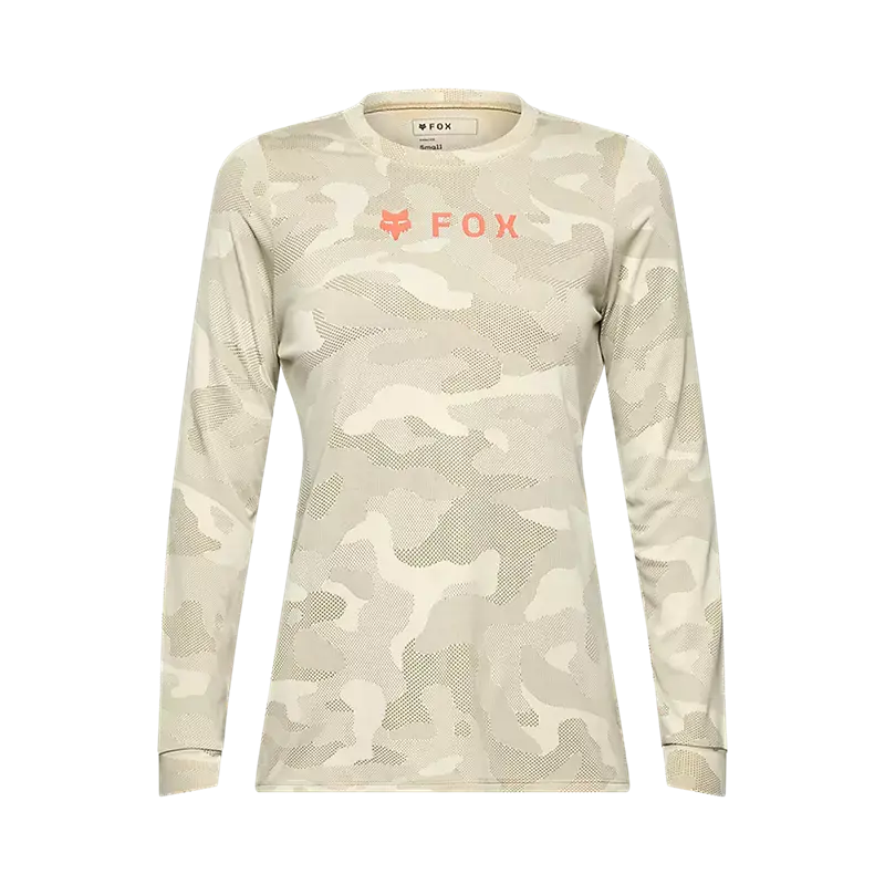 Fox Racing Ranger Tru Dri Long Sleeve Mtb Jersey - Womens - Cream 1
