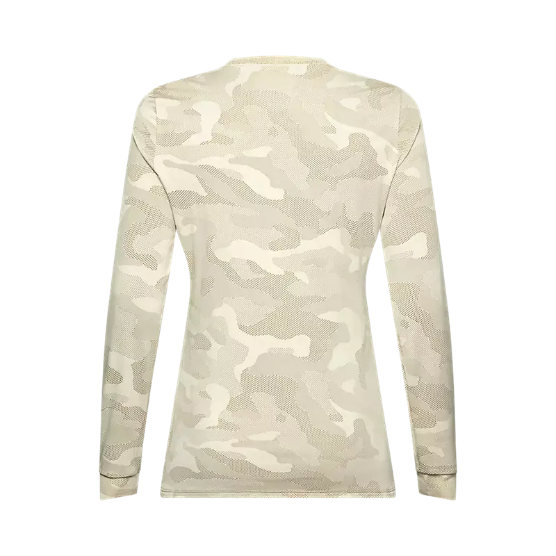 Fox Racing Ranger Tru Dri Long Sleeve Mtb Jersey - Womens - Cream 2