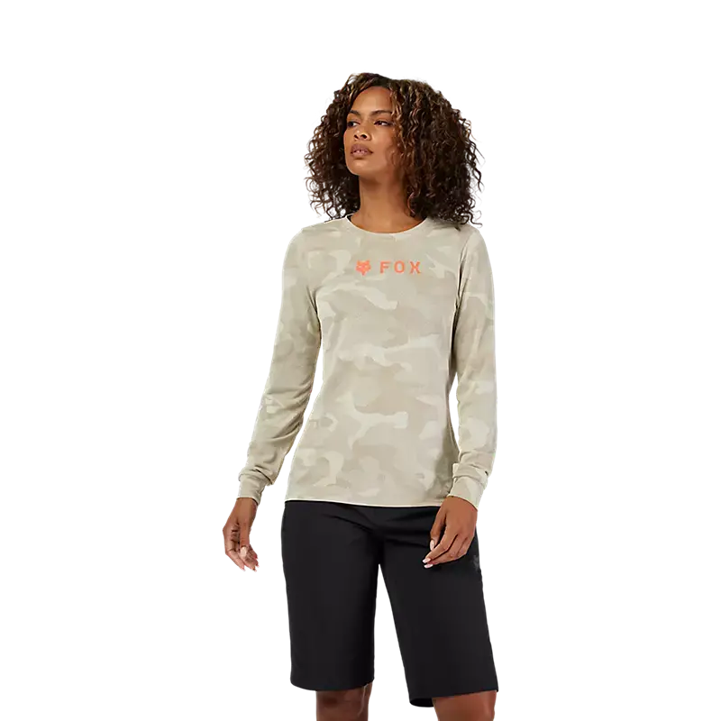 Fox Racing Ranger Tru Dri Long Sleeve Mtb Jersey - Womens - Cream 3