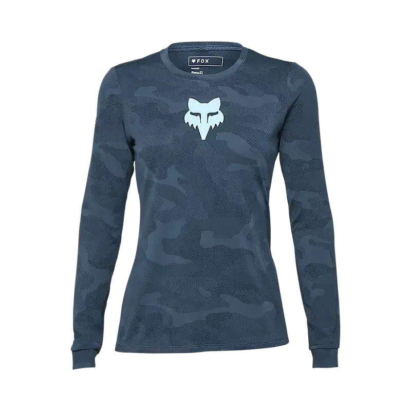 Fox Racing Ranger Tru Dri Long Sleeve Mtb Jersey - Womens - Dark Vintage - 2024 1