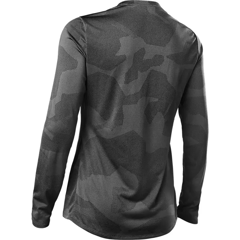 Fox Racing Ranger Tru Dri Long Sleeve Mtb Jersey - Womens - Gray 2