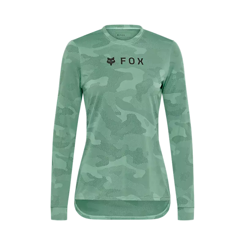 Fox Racing Ranger Tru Dri Long Sleeve Mtb Jersey - Womens - Pine 1