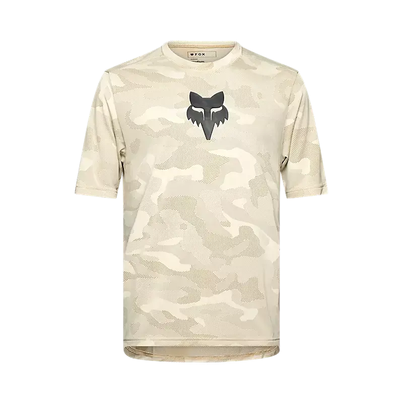 Fox Racing Ranger Tru Dri Short Sleeve Mtb Jersey - Cream 1