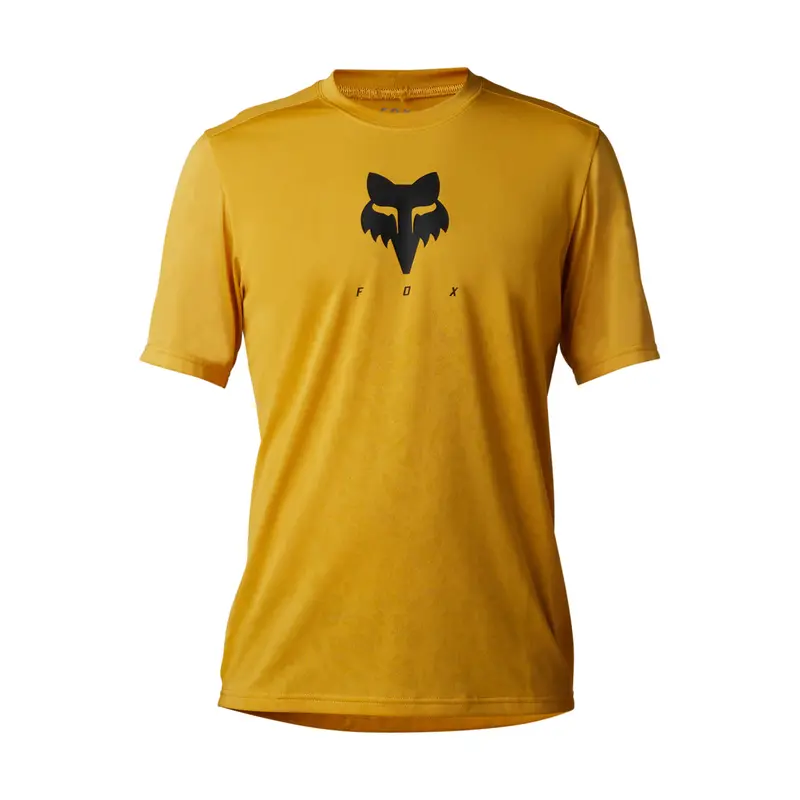 Fox Racing Ranger Tru Dri Short Sleeve Mtb Jersey - Daffodil 1