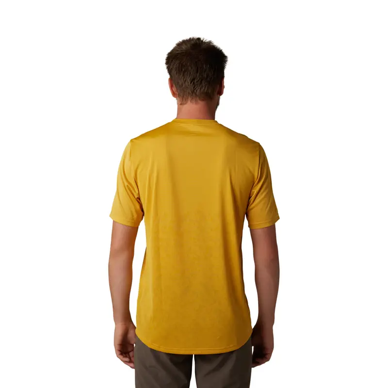 Fox Racing Ranger Tru Dri Short Sleeve Mtb Jersey - Daffodil 2