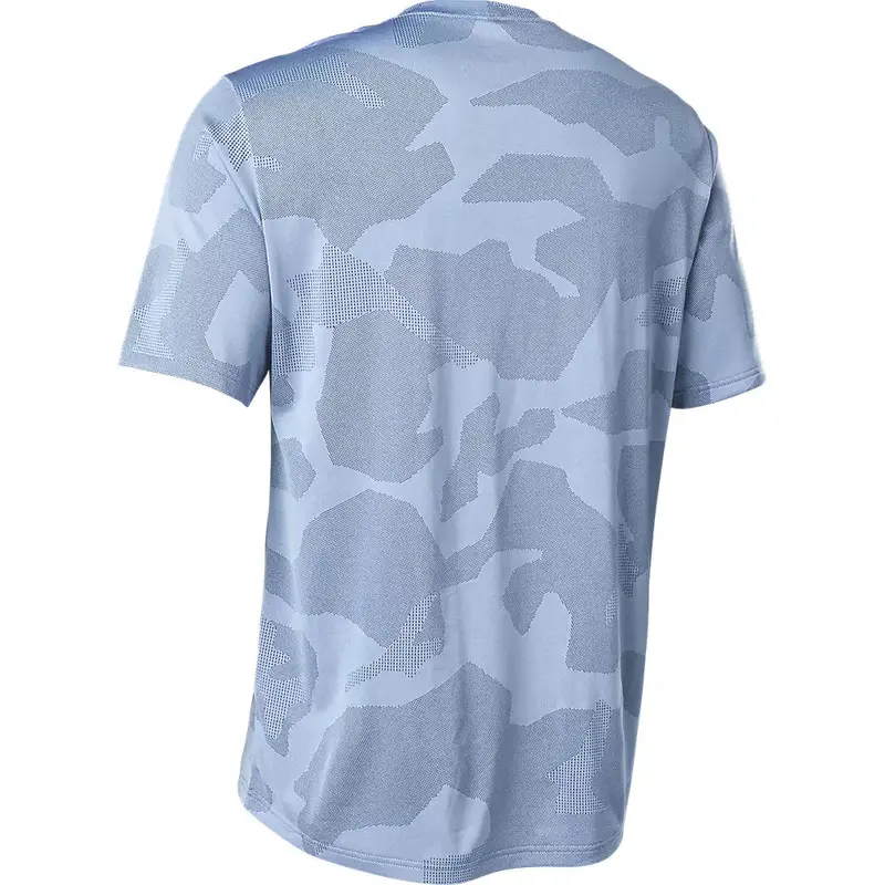 Fox Racing Ranger Tru Dri Short Sleeve Mtb Jersey - Dusty Blue 2