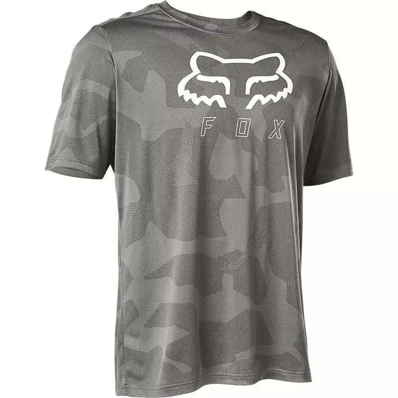 Fox Racing Ranger Tru Dri Short Sleeve Mtb Jersey - Gray 1