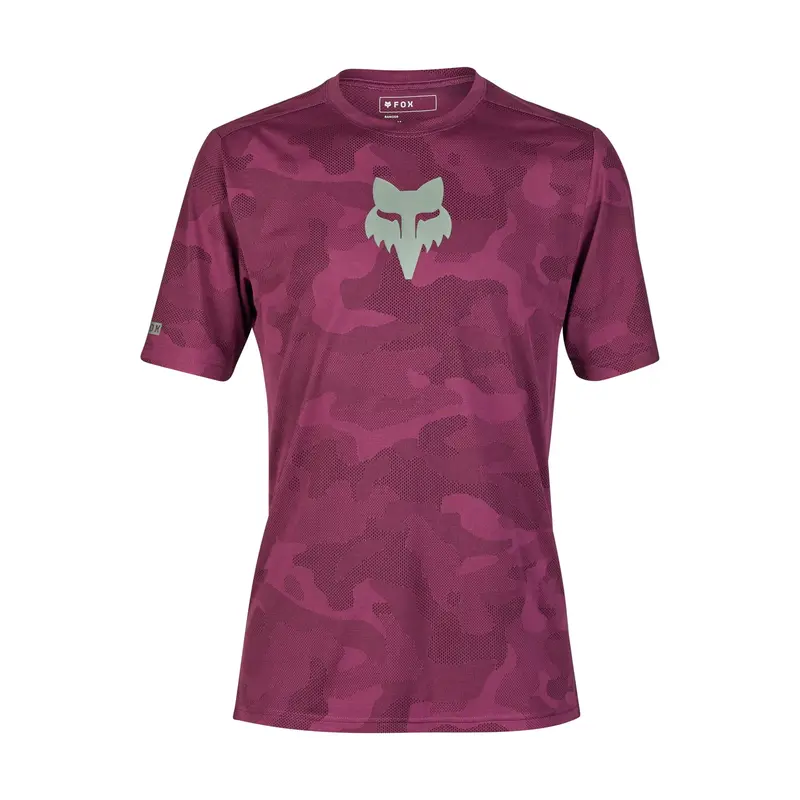 Fox Racing Ranger Tru Dri Short Sleeve Mtb Jersey - Sangria 1