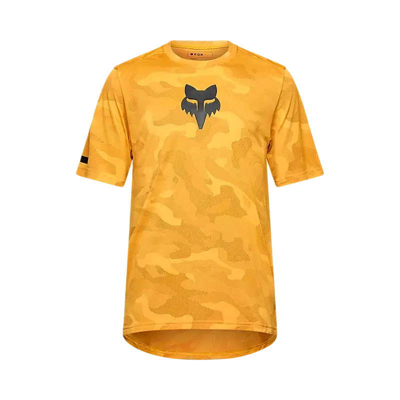 Fox Racing Ranger Tru Dri Short Sleeve Mtb Jersey - Tangerine 1