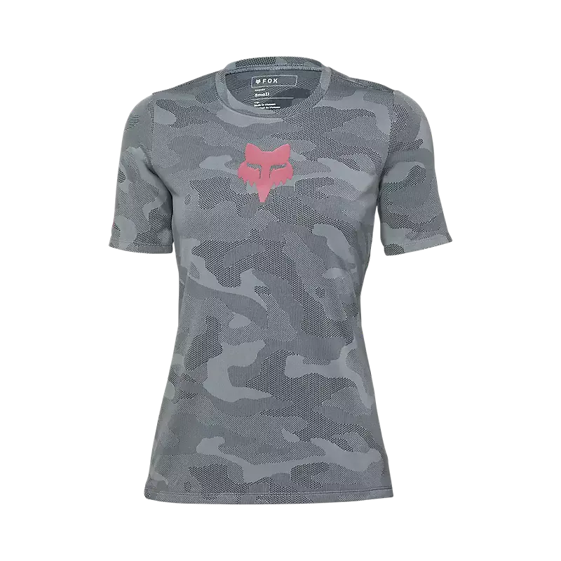 Fox Racing Ranger Tru Dri Short Sleeve Mtb Jersey - Womens - Cool Gray 1
