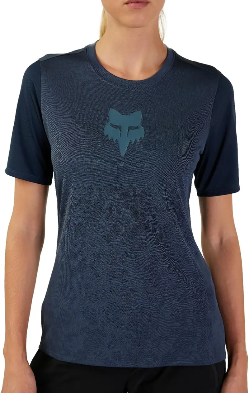 Fox Racing Ranger Tru Dri Short Sleeve Mtb Jersey - Womens - Midnight 4