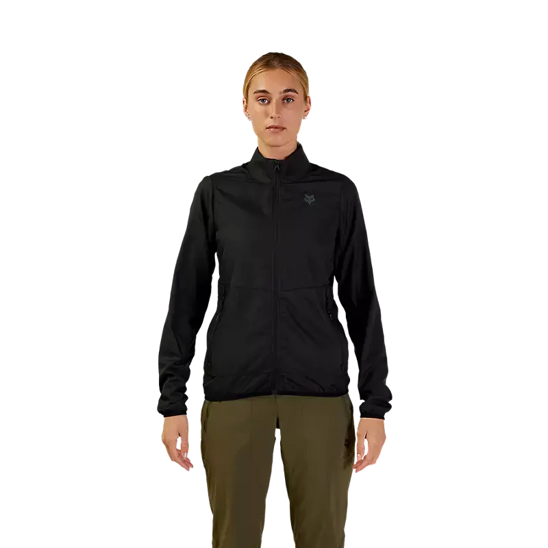 Fox Racing Ranger Wind Cycling Jacket - Womens - Black - 2024 2