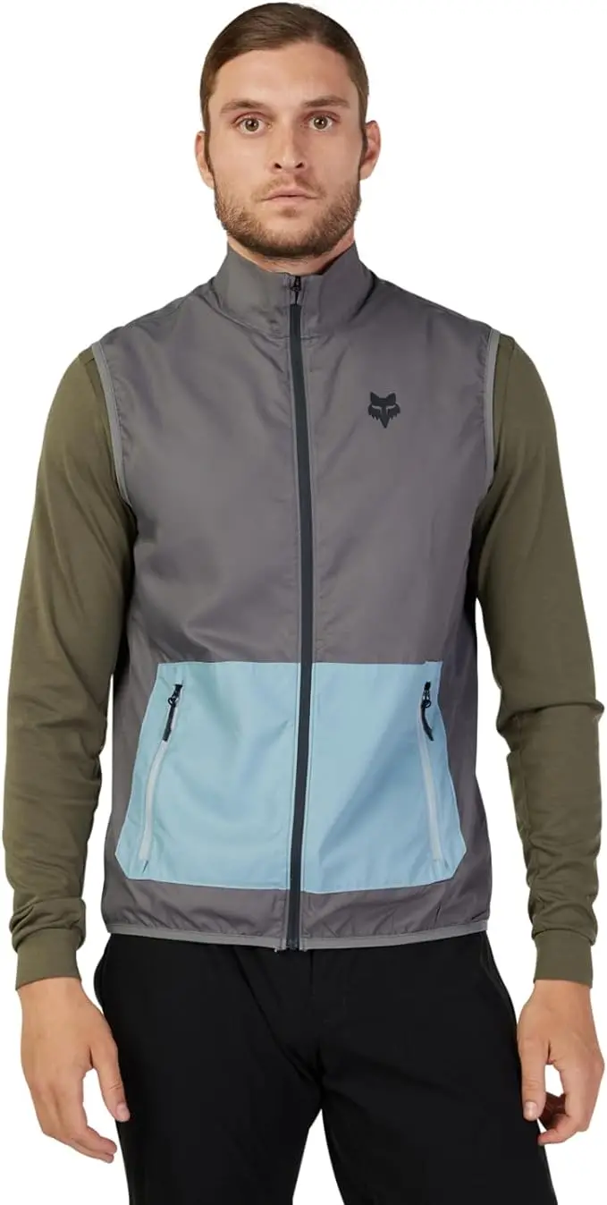 Fox Racing Ranger Wind Cycling Vest - Pewter 2