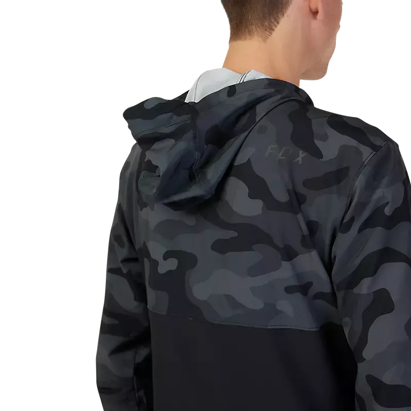 Fox Racing Ranger Wind Pullover - Black Camo 2