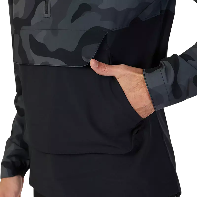 Fox Racing Ranger Wind Pullover - Black Camo 4